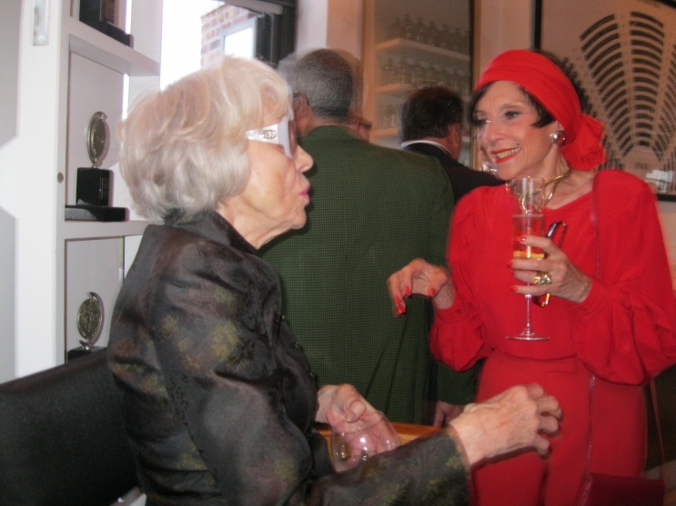 Liliane Montevecchi greets Carol